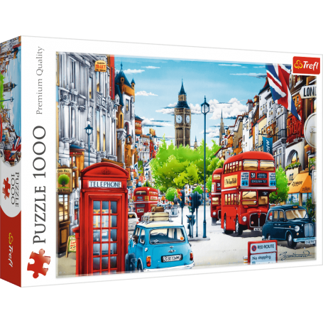 Puzzle Trefl 1000-Piece London Street - Puzzles Trefl