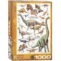 Puzzle Eurographics dinossauros jurássicos de 1000 peças - Eurographics