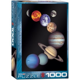 Puzzle Eurographics NASA O Sistema Solar de 1000 Peças Eurographics - 1