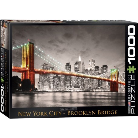 Puzzle Eurographics Ponte de Brooklyn de Nova York de 1000 peças - Eurographics