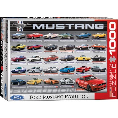 Puzzle Eurographics Ford Mustang Evolution de 1000 peças - Eurographics