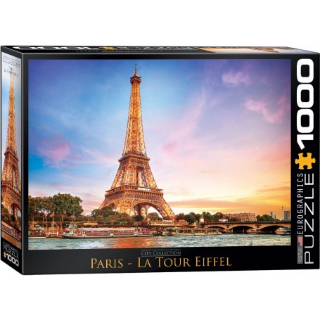 Puzzle Eurographics Paris A Torre Eiffel de 1000 peças - Eurographics