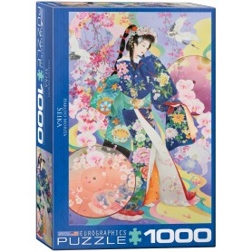 Puzzle Eurographics gueixa Seika 1000 Peças Eurographics - 1