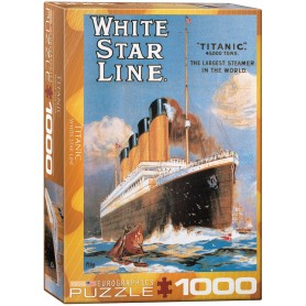 Puzzle Eurographics Titanic 1000 Peças Eurographics - 1
