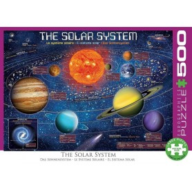 Puzzle Eurographics O Sistema Solar Ilustrado de 500 Peças Eurographics - 1