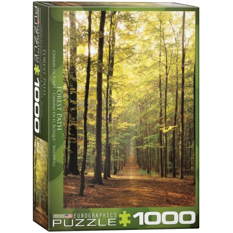 Puzzle Eurographics estrada florestal de 1000 peças - Eurographics