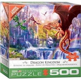 Puzzle Eurographics Reino dragão de 500 Piéces Eurographics - 1