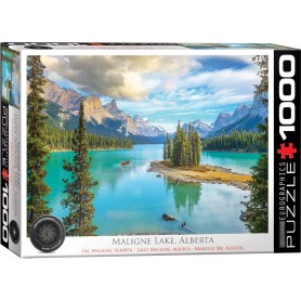 Puzzle Eurographics Lago Maligne Alberta de 1000 peças Eurographics - 1