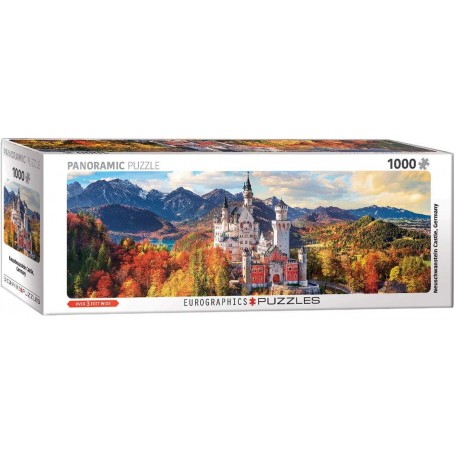 Puzzle Eurographics Panorama Neuschwanstein em Outono 1000 Peças - Eurographics