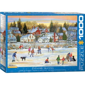 Puzzle Eurographics patinação ao crepúsculo de 1000 peças Eurographics - 1