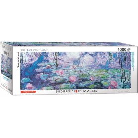 Puzzle Eurographics lírios de água de 1000 peças de Claude Monet Eurographics - 1