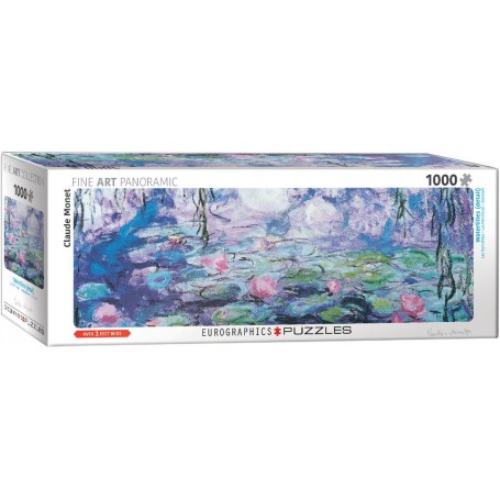 Puzzle Eurographics lírios de água de 1000 peças de Claude Monet - Eurographics