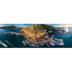 Puzzle Eurographics Panorama Porto Venere - Itália 1000 Peças Eurographics - 1