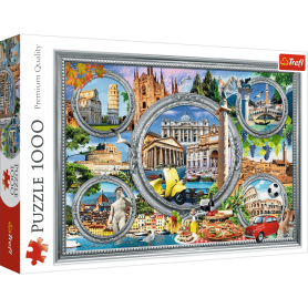 Puzzle Trefl feriado italiano de 1000 peças Puzzles Trefl - 1