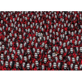 Puzzle Clementoni A Casa de Papel Impossível de 1000 peças Clementoni - 1