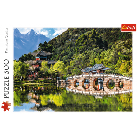 Puzzle Trefl The Black Dragon Pond - Lijiang China 500 Puzzles Trefl - 1