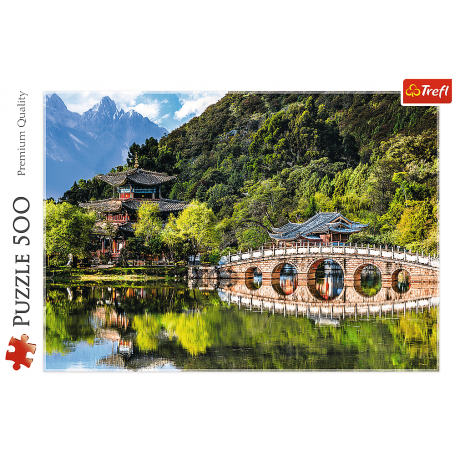 Puzzle Trefl The Black Dragon Pond - Lijiang China 500 - Puzzles Trefl