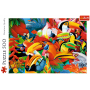 Puzzle Trefl pássaros coloridos de 500 anos - Puzzles Trefl
