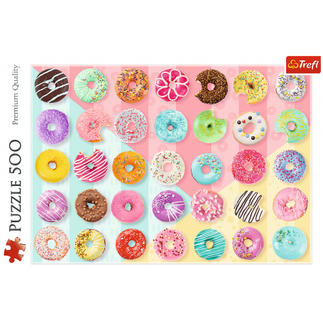 donuts Puzzle Trefl de 500 - Puzzles Trefl