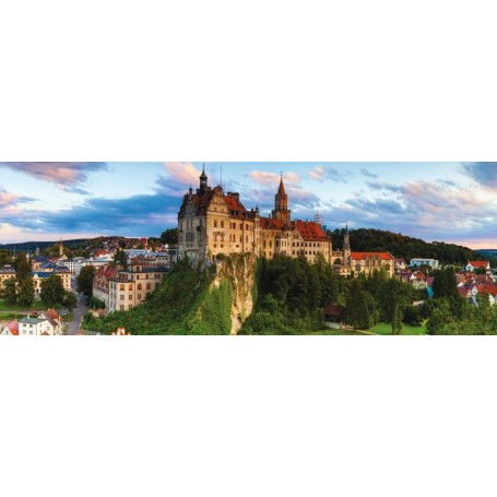 Castelo sigmaringen Puzzle Jumbo, Alemanha, 1000 peças panorâmicas - Jumbo