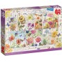 Coleção de selos Puzzle Jumbo, Flores de Verão, 1000 Peças - Jumbo