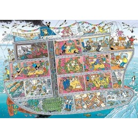 Puzzle Jumbo Comic Cruiser 1000 Peças Jumbo - 1