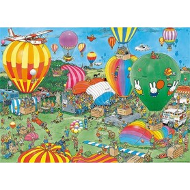 Puzzle Jumbo Hooray, Miffy 65 Anos de 1000 Peças Jumbo - 2