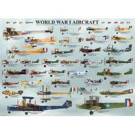 Puzzle Eurographics Aeronave de 1000 peças da Primeira Guerra Mundial Eurographics - 1