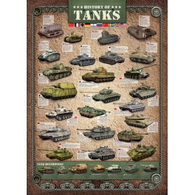 história Puzzle Eurographics de tanques de 1000 peças Eurographics - 1