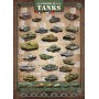história Puzzle Eurographics de tanques de 1000 peças - Eurographics