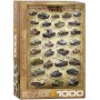 Puzzle Eurographics tanques da Segunda Guerra Mundial de 1000 peças - Eurographics