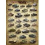 Puzzle Eurographics tanques da Segunda Guerra Mundial de 1000 peças - Eurographics