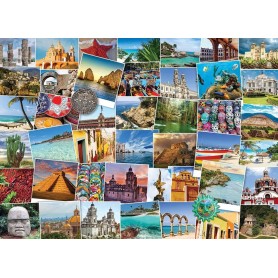 Puzzle Eurographics 1000 Peças Trotamundos México Eurographics - 1