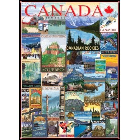 Puzzle Eurographics Travels Canada Classics 1000 Peças Eurographics - 1