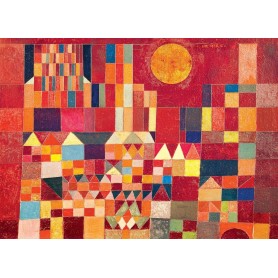 Puzzle Eurographics Castelo e Sol por Paul Klee de 1000 Peças Eurographics - 1