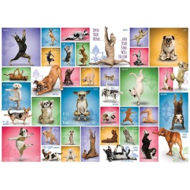 Puzzle Eurographics Dogs Yoga 1000 Peças Eurographics - 1