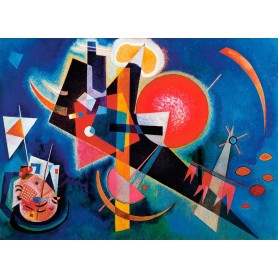 Puzzle Eurographics Wassily Kandinsky Blue 1000 Peças Eurographics - 1