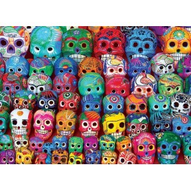 Puzzle Eurographics crânios mexicanos de 1000 peças Eurographics - 1