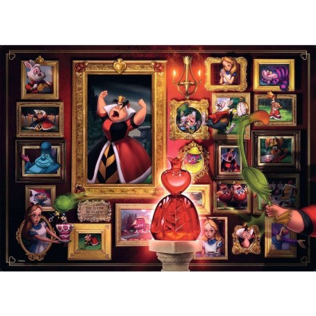 Puzzle Ravensburger Disney Villains: Rainha de Copas 1000 Peças - Ravensburger