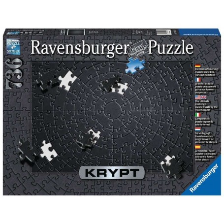 Puzzle Ravensburger Krypt Black 736 Peças - Ravensburger