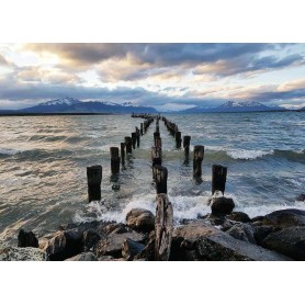 Puzzle Ravensburger Puerto Natales, Chile 1000 Peças Ravensburger - 1