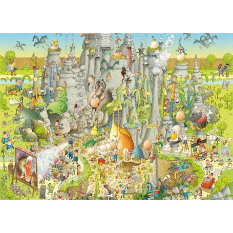 Puzzle Heye habitat jurássico de 1000 peças - Heye