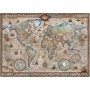Puzzle Heye mapa mundial retrô de 1000 peças - Heye