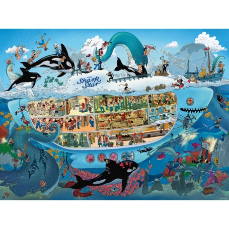 Puzzle Heye diversão subaquática de 1500 peças - Heye