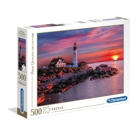 Puzzle Clementoni Portland 500 Peças Farol Clementoni - 1