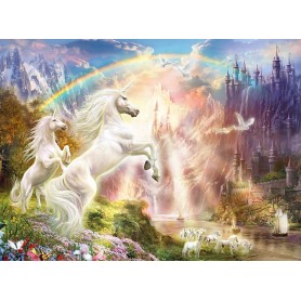 Puzzle Clementoni Unicórnios e o Arco-Íris de 500 Peças Clementoni - 1