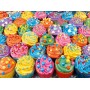 Puzzle Clementoni cupcakes coloridos de 500 peças - Clementoni