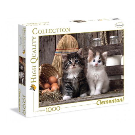 Puzzle Clementoni gatinhos de 1000 peças Clementoni - 1