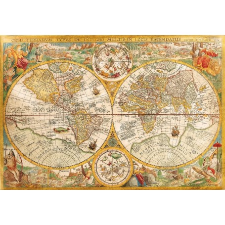 Puzzle Clementoni mapa do mundo antigo de 2000 peças - Clementoni