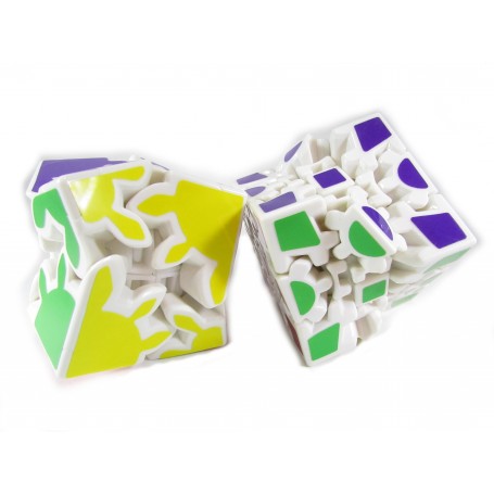 Pacote Gear Cube 2x2 + 3x3 (Base Branca) - Kubekings